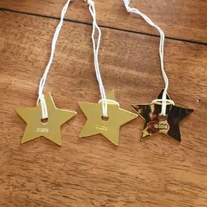 Set of 3 dior star tags